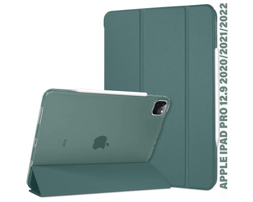 Чохол до планшета BeCover Tri Fold Hard Apple iPad Pro 12.9 2020/2021/2022 Dark Green (711720)