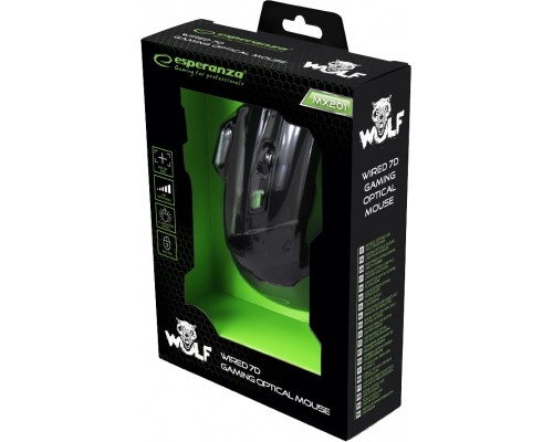 Мишка Esperanza MX201 Wolf green (EGM201G)