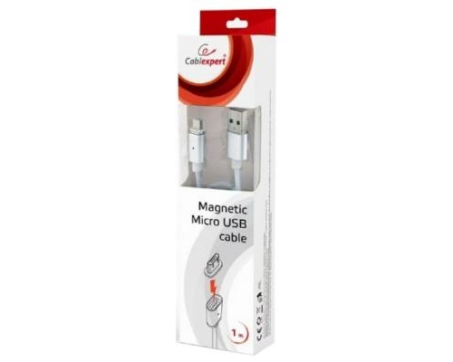 Дата кабель USB 2.0 AM to Micro 5P 1.0m magnet Cablexpert (CC-USB2-AMmUMM-1M)