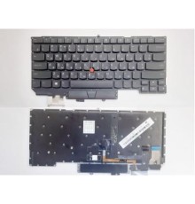 Клавіатура ноутбука Lenovo ThinkPad X1 Carbon Gen5 (2017) черная с ТП с подсв UA (A46124)