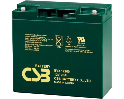 Батарея до ДБЖ CSB EVX12200 12В 20 Ач (EVX12200)