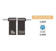 Адаптер PD 100W USB Type-C Female to DC Male Jack 4.5x3.0 mm HP ST-Lab (PD100W-4.5x3.0mm-HP)