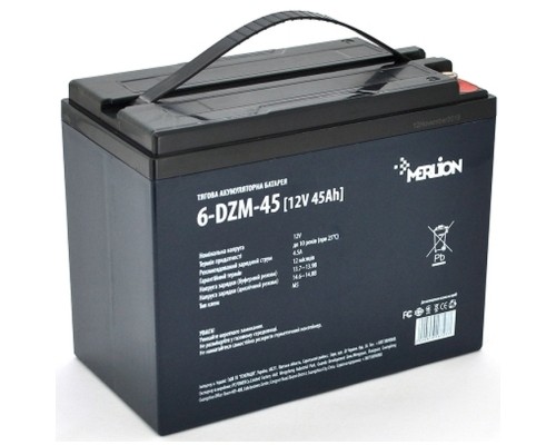 Батарея до ДБЖ Merlion 6-DZM-45, 12V 45Ah (6-DZM-45)