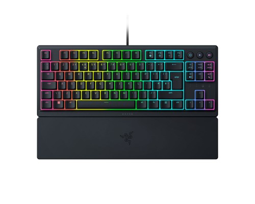 Клавіатура Razer Ornata V3 TKL RGB 84key Mecha-Membrane Switch USB UA Black (RZ03-04881800-R371)
