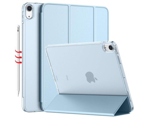 Чохол до планшета BeCover Tri Fold Hard Apple iPad Air 4 10.9 2020/2021 Light Blue (709658) (709658)