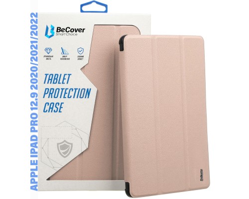 Чохол до планшета BeCover Tri Fold Hard Apple iPad Pro 12.9 2020/2021/2022 Pink (711721)