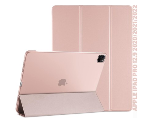 Чохол до планшета BeCover Tri Fold Hard Apple iPad Pro 12.9 2020/2021/2022 Pink (711721)