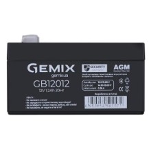 Батарея до ДБЖ Gemix GB 12В 1.2 Ач (GB12012)