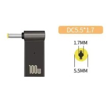 Адаптер PD 100W USB Type-C Female to DC Male Jack 5.5x1.7 mm ACER, PACKARD BELL ST-Lab (PD100W-5.5x1.7mm)