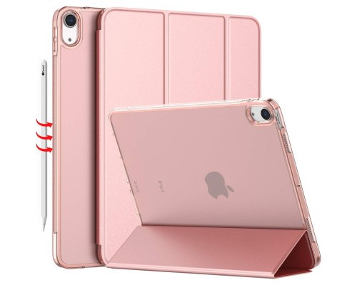 Чохол до планшета BeCover Tri Fold Hard Apple iPad Air 4 10.9 2020/2021 Pink (709660) (709660)