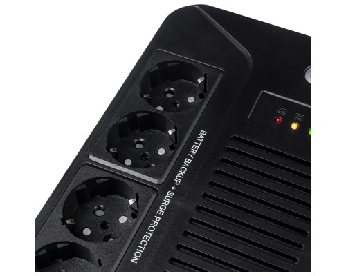 Пристрій безперебійного живлення Prologix 1000VA 600W (PLP1000VA8LED)