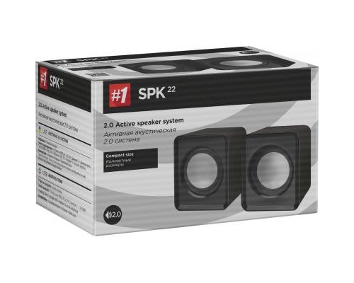 Акустична система Defender SPK 22 2х2W USB black (65503)