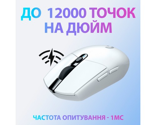 Мишка Logitech G305 Lightspeed White (910-005291)