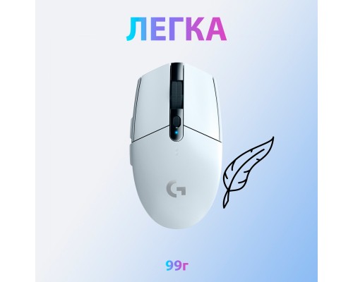 Мишка Logitech G305 Lightspeed White (910-005291)