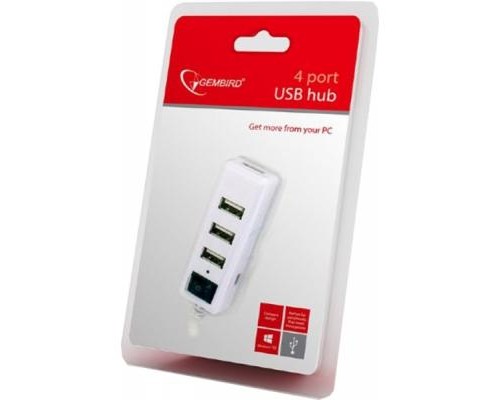 Концентратор 4 port USB 2.0 Gembird (UHB-U2P4-21)