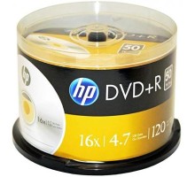 Диск DVD HP DVD+R 4.7GB 16X 50шт Spindle (69319/DRE00026-3)