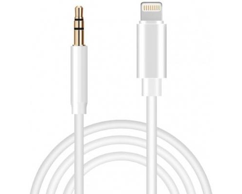 Перехідник Lightning to Jack 3.5 мм white 1.0m XoKo (AUX-001-WH)