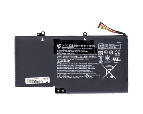 Акумулятор до ноутбука HP Envy 15-U010DX (NP03XL) 11.4V 43Wh (NB460847)