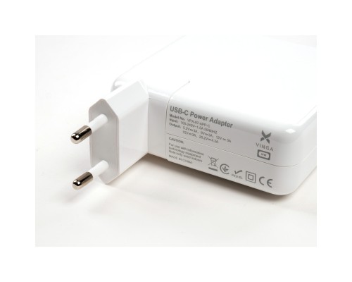 Блок живлення до ноутбуку Vinga Apple 87W 5.2V3A/9V3A/12V3A/15V3A/20.2V4.3A USB-C (VPA-87-APP-C)