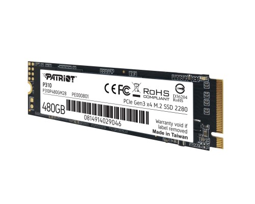 Накопичувач SSD M.2 2280 480GB Patriot (P310P480GM28)