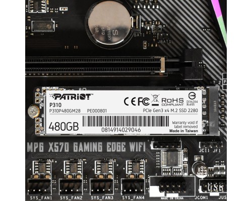 Накопичувач SSD M.2 2280 480GB Patriot (P310P480GM28)