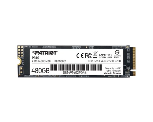 Накопичувач SSD M.2 2280 480GB Patriot (P310P480GM28)