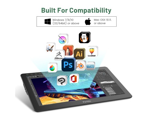 Планшет-монітор Parblo Coast 16 Pro (COAST16PRO)