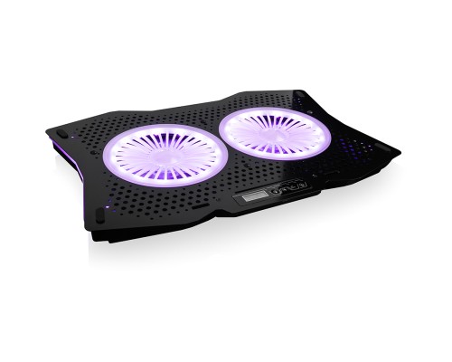 Підставка до ноутбука Modecom SILENT FAN MC-CF18 RGB (PL-MC-CF-18-RGB)