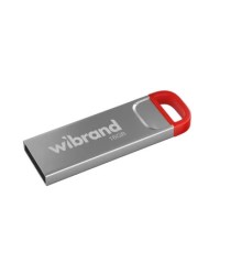 USB флеш накопичувач Wibrand 16GB Falcon Silver-Red USB 2.0 (WI2.0/FA16U7R)
