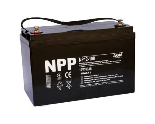 Батарея до ДБЖ NPP 12В 100 Ач (NP12-100)
