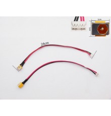 Роз'єм живлення ноутбука з кабелем для Acer PJ047Y-55 (5.5mm x 1.7mm), 5(4)-pin, 23 с Универсальный (A49045)