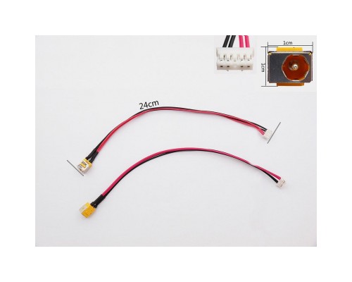 Роз'єм живлення ноутбука з кабелем для Acer PJ047Y-55 (5.5mm x 1.7mm), 5(4)-pin, 23 с Универсальный (A49045)