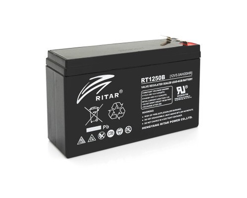 Батарея до ДБЖ Ritar AGM RT1250B, 12V-5Ah (RT1250B)
