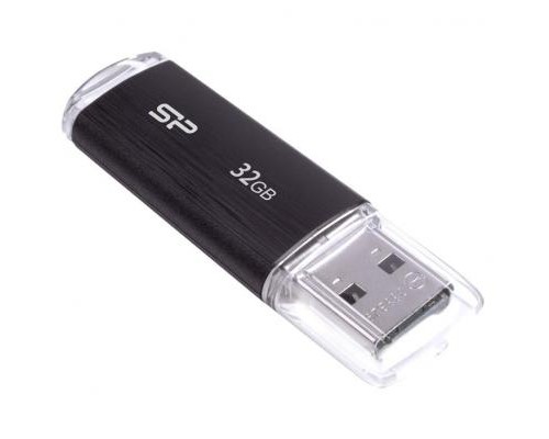 USB флеш накопичувач Silicon Power 32GB Ultima U02 Black USB 2.0 (SP032GBUF2U02V1K)