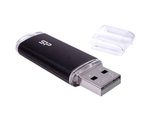 USB флеш накопичувач Silicon Power 32GB Ultima U02 Black USB 2.0 (SP032GBUF2U02V1K)