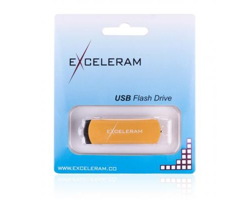 USB флеш накопичувач eXceleram 16GB P2 Series Gold/Black USB 3.1 Gen 1 (EXP2U3GOB16)