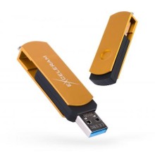USB флеш накопичувач eXceleram 16GB P2 Series Gold/Black USB 3.1 Gen 1 (EXP2U3GOB16)