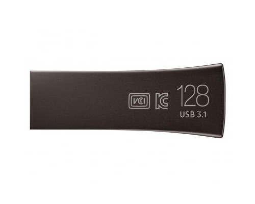 USB флеш накопичувач Samsung 128GB Bar Plus Black USB 3.1 (MUF-128BE4/APC)