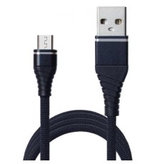 Дата кабель USB 2.0 AM to Micro 5P 1.2m 2A Black Grand-X (NM012BK)