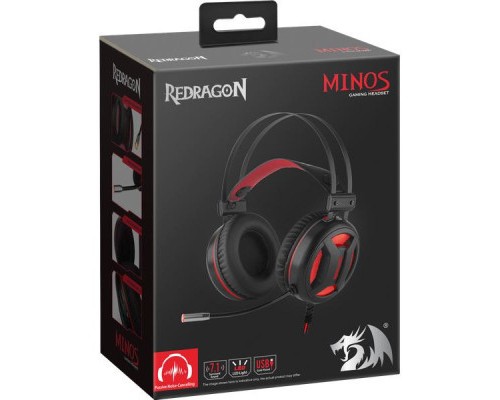 Навушники Redragon Minos Surround 7.1 Black-Red (78368)