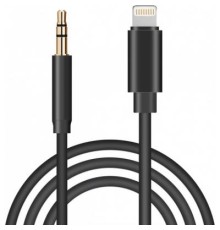 Перехідник Lightning to Jack 3.5 мм black 1.0m XoKo (AUX-001-BK)