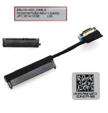 Шлейф жорсткого диска для ноутбука Dell Latitude E5550, E7450, P/N 0Y1FMW (A42640)