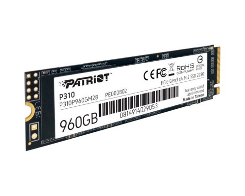Накопичувач SSD M.2 2280 960GB Patriot (P310P960GM28)