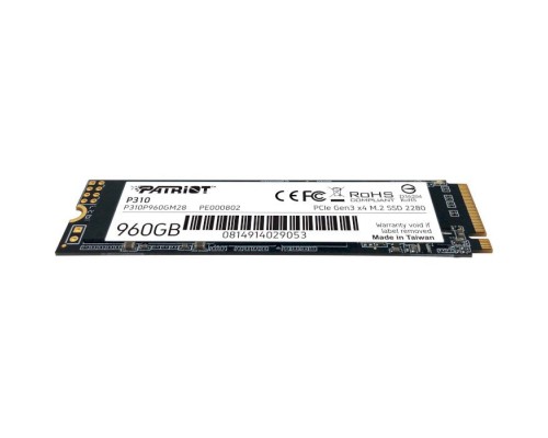 Накопичувач SSD M.2 2280 960GB Patriot (P310P960GM28)