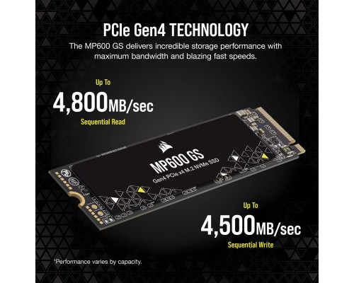 Накопичувач SSD M.2 2280 2TB MP600GS Corsair (CSSD-F2000GBMP600GS)