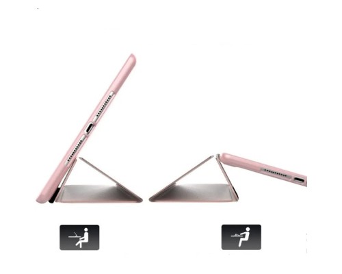 Чохол до планшета BeCover Tri Fold Soft TPU Silicone Apple iPad 10.2 2019/2020/2021 Pink (708516)