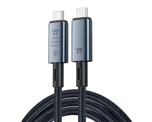 Дата кабель USB-C to USB-C 1.2m Pulsing Fast Charging 240W USB4.0 XoKo (XK-SC-2-240W)