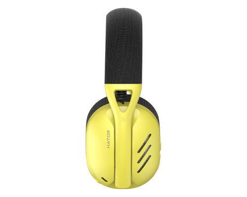 Навушники Hator Hyperpunk 2 Wireless Tri-mode Black/Yellow (HTA-857)