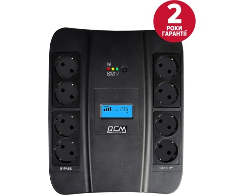 Пристрій безперебійного живлення Powercom SPD-900U Schuko