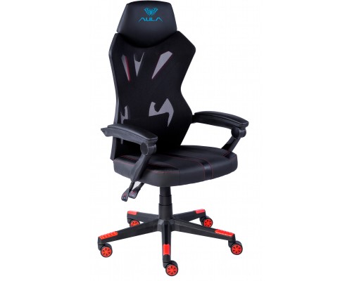 Крісло ігрове Aula F010 Gaming Chair Black/Red (6948391286228)